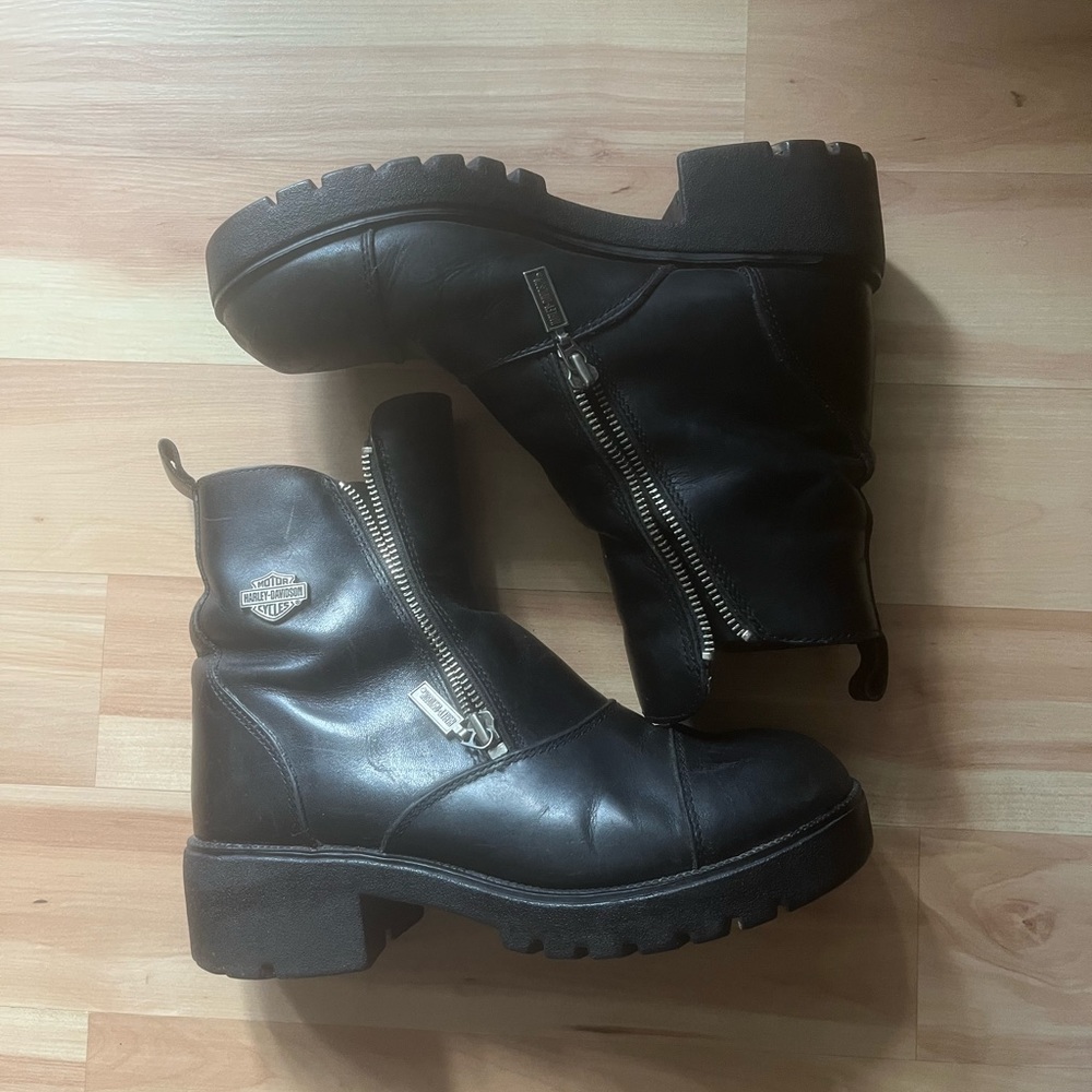 Vintage 90’s Harley Davidson Boots 8
